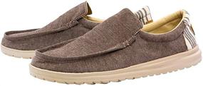 img 3 attached to 👞 Stylish and Comfortable Hey Dude Men's Mikka Print Shoes: Ideal Loafers & Slip-Ons for Men