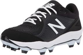 img 4 attached to Enhanced Performance with New Balance 3000V5 Molded Baseball Men's Shoes in Athletic Design