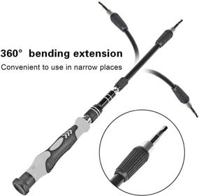 img 1 attached to 🔧 122 in 1 Precision Magnetic Screwdriver Set - Complete Professional Electronics Repair Tool Kit for Cellphone, Laptop, Tablet, Cameras, Xbox Controller - by IEBUOBO