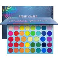 39-color rainbow eyeshadow palette - pro makeup matte metallic shimmer eye shadow palette - highly pigmented powder vibrant colors - ultra bright shades cosmetics set logo