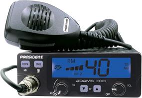 img 2 attached to 📻 Enhanced President Adams FCC CB Radio: Vibrant LCD Display, Customizable Emergency Channel Shortcuts, Notable Roger Beep and Key Beep, your choice of Electret or Dynamic Mic, ASC feature and Manual Squelch, built-in Talkback option