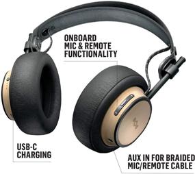 img 3 attached to 🎧 House of Marley Exodus: Wireless Over-Ear Headphones with Microphone, Bluetooth Connectivity, and 30-Hour Battery Life