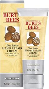 img 2 attached to 🖐️ Burt's Bees Shea Butter Hand Repair Cream: 3.2 Oz for Soothing Hand Care (Package May Vary)
