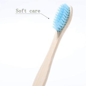 img 1 attached to 14 Pcs Biodegradable Natural Green Bamboo Toothbrush Set - Soft Bristles, BPA Free, Eco-Friendly, Professional Bamboo Toothbrush in Seven Colors