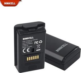 img 3 attached to 🎮 Bonacell Xbox 360 Rechargeable Battery Packs: 2 x 2200mAh Replacement Batteries + Charging Dock & Cable Kit - Compatible with Xbox 360 Controllers