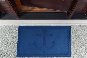 img 1 attached to 🔗 DII CAMZ34863 Indoor/Outdoor Industrial Non-Slip Hog Mat for Patio & Entryway - Durable Polypropylene Fiber, Easy Clean Rubber Back, Weatherproof Design - 18 x 30, Anchor