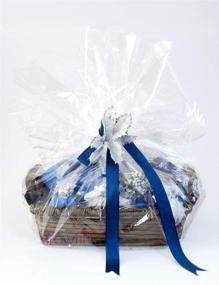img 3 attached to 🎁 Premium Clear Cellophane Bags - 10 CT, 18x30 inches - Ideal for Gift Baskets, Presents, Weddings, Showers & More - 1.2 Mil Thickness, Flat & Gusset-Free - Includes No Ribbon
