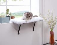 🐱 sweetgo cat window perch: funny sleep diy kitty sill shelf bed - washable foam cat seat! logo