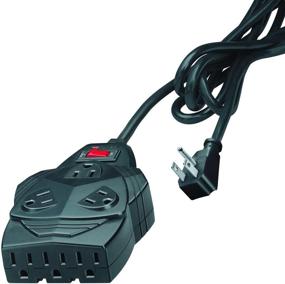 img 2 attached to 💡 Fellowes Mighty 8 Outlet Surge Protector, 6ft Cord, 1300 Joules (99090)
