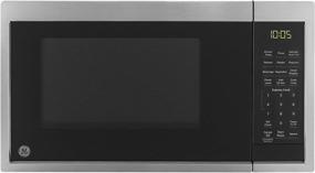 img 4 attached to 🍽️ GE JES1095SMSS Stainless Steel Microwave - Compact 0.9 Cu Ft Oven