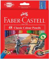 faber castell 48-color premium color pencils logo