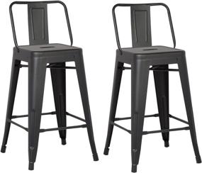 img 4 attached to AC Pacific Modern Industrial Barstool