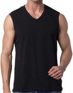 y2y2 sleeveless v neck t shirt white men's clothing for t-shirts & tanks logo