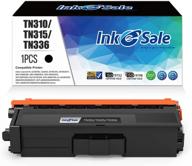 ink e-sale high-quality toner cartridge replacement for brother tn336 tn315 tn310 tn331 (black, 1-pack) - compatible with brother hl-l8350cdw hl-4150cdn mfc-l8850cdw mfc-9970cdw mfc-l8600cdw printers logo