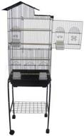 🐦 yml 6894 3/8 inch bar spacing tall villa top bird cage with stand logo