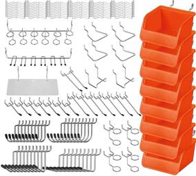 img 4 attached to 🔧 HORUSDY 142-Piece Pegboard Assortment for Efficient Organization