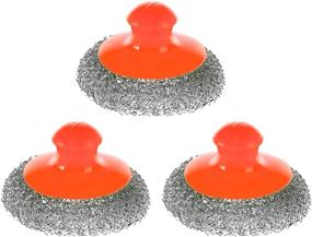 img 4 attached to Stainless Steel Scouring Pads Scrubber