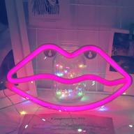 💋 pink lip shaped neon signs - led wall decoration lights, safety art night table lamp with battery powered/usb - perfect kids gift, baby room decor, wedding decorations (pink lip) логотип