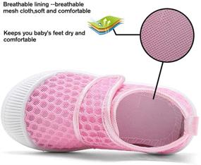 img 2 attached to 👟 CIOR Breathable Mesh Slip-on Sneakers Sandals Water Shoe - Ideal for Running, Pool, Beach - Toddler/Kids