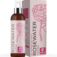 🌹 rose water spray: face care essentials for refreshed skin - toner, serum, and exfoliant in one! logo