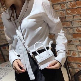 img 1 attached to 👜 Chic and Stylish: Cute Purse Mini Crossbody Bags for Women and Girls with Top Handle Clutch Handbag Design