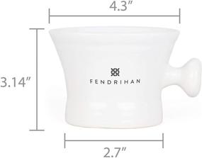 img 2 attached to ☕ Fendrihan Essential Apothecary Shaving Mug - Premium White Design