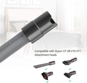 img 1 attached to 🔌 Versatile Flex Hose Attachment for Dyson V15/V8/V7/V10/V11 Cordless Vacuum Cleaner Accessories - Enhance Reach and Cleaning Efficiency