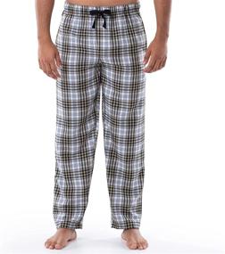 img 4 attached to 👖 IZOD Poly Rayon Yarn Dye Woven Men's Sleepwear for Lounge and Sleep