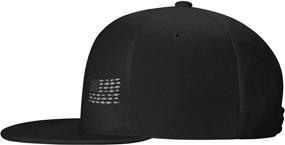 img 2 attached to Moreyea Snapback Hats: Unisex Adjustable Flat Brim Baseball Cap for Fashion-forward Men and Women