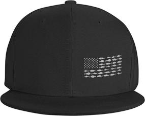 img 3 attached to Moreyea Snapback Hats: Unisex Adjustable Flat Brim Baseball Cap for Fashion-forward Men and Women