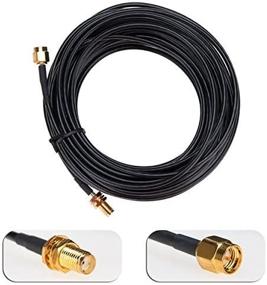 img 2 attached to 🔌 SMA Male to SMA Female Connector Antenna Extension Cable - 30ft Length
