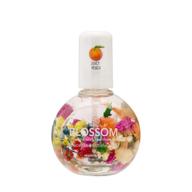 благоуханный кутикульный масло "blossom" с ароматом сочного персика: усиливает здоровье ногтей с 0,92 унции питательного блаженства. логотип