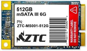 img 1 attached to 💪 ZTC 512GB Bulwark V2 mSATA 6G 50mm Enhanced SSD Solid State Drive - High-Performance Storage Solution