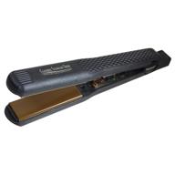 hairart h3000 deluxe ionic tourmaline ceramic flat iron, черный, 1 1/8 дюйма логотип