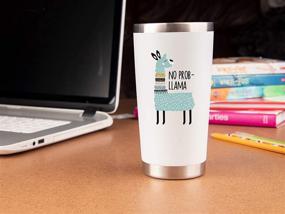 img 2 attached to Llama Gifts Women Probllama Tumbler