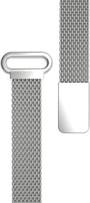 img 4 attached to Bond Touch Mesh Metal Band - Lightly Silver - Accessory For Your Bond Touch