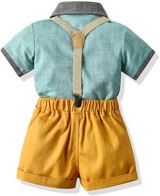 img 2 attached to 👔 Tem Doger Yellow Gentleman Suspenders 03: Stylish Boys' Clothing