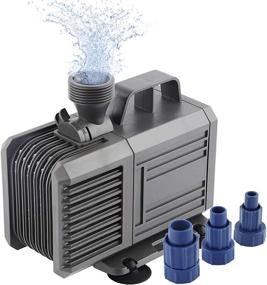 img 4 attached to 🐠 FREESEA Aquarium Submersible Fountain Pump: Ultra Quiet Water Pump for Pond, Fish Tank, Pool, Garden Waterfall, Sump, Hydroponic - 740-1340GPH