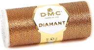 🧵 diamant metallic needlework thread by dmc, 38.2-yard in copper logo