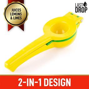 img 2 attached to 🍋 Last Drop Premium 2-in-1 Lemon and Lime Squeezer – Easy-to-Squeeze Manual Citrus Juicer for Maximum Juice Extraction