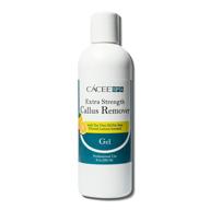 👣 cacee callus remover gel - 8oz, enriched with tea tree oil, lemon scent - perfect pair with foot scrubber, foot file, or pumice stone - effective callous and corn remover logo