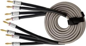 img 1 attached to HannLinte Speaker Wire 6 0FTx2 Plugs 12AWG