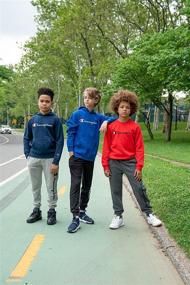 img 1 attached to Boys' Champion Sleeve Classic Hooded Active Wear Clothing