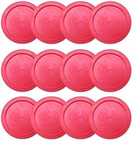 img 4 attached to Brybelly 12-Pack of 2.5-Inch Air Hockey Pucks