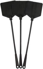 img 4 attached to 🪰 OFXDD Rubber Fly Swatter - Long Pack, Heavy Duty, 3-Pack - No More Pesky Flies!
