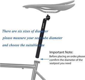 img 3 attached to Thinvik Adjustable Aluminum Seatpost Replacement