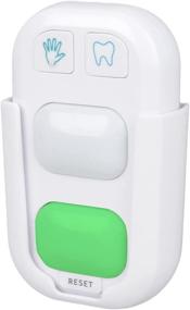 img 4 attached to 🦷 Wireless Battery-Powered 2-Minute Teeth Brush Timer for Kids + 20-Second Bathroom Hand Washing Timer - LED Color Indicator Light - Stick-On Timer for Children Training Coach