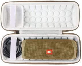 img 3 attached to Защитный чехол Khanka для JBL FLIP5 Flip 5 Водонепроницаемый портативный Bluetooth-динамик (Песчаный)