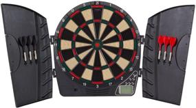 img 4 attached to 🎯 Arachnid Reactor Electronic Dartboard: LCD Display, Cricket Scoring, 8-Player Scoring - Ultimate Dartboard & Cabinet Combo