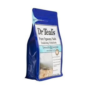 img 1 attached to 🧖 Dr Teal's Epsom Salt Soaking Solution: Detoxify & Energize with Ginger & Clay - 4 packs of 3lb Bags (12lbs Total)